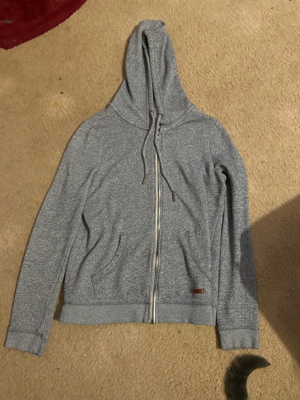 Roxy Gray Heathered Light Sweater